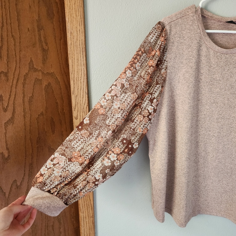 SHEIN Curve Women's Top - Light Brown - Picture 2 of 8